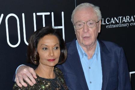 Sir Michael Caine und seine Ehefrau seit 45 Jahren, Shakira Caine Sir Michael Caine und seine Ehefrau seit 45 Jahren, Shakira Caine