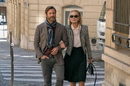 Aaron Eckhart und Marthe Keller spielen in der Episode Aaron Eckhart und Marthe Keller spielen in der Episode