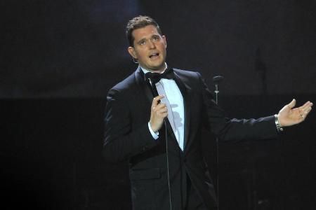 Michael Bublé bei einem Auftritt in Rio de Janeiro Michael Bublé bei einem Auftritt in Rio de Janeiro