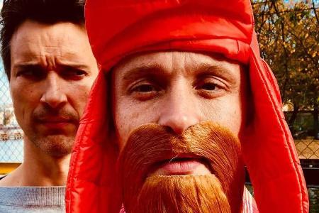 Matthias Schweighöfer und Florian David Fitz sind für jeden Spaß zu haben Matthias Schweighöfer und Florian David Fitz sind für jeden Spaß zu haben