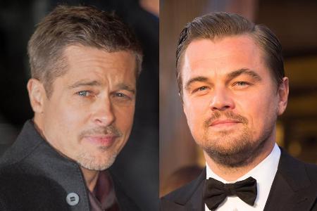 Brad Pitt (l.) und Leonardo DiCaprio machen nicht nur für ihren neuen Film gemeinsame Sache Brad Pitt (l.) und Leonardo DiCaprio machen nicht nur für ihren neuen Film gemeinsame Sache
