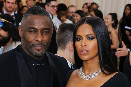 Idris Elba mit seiner Verlobten Sabrina Dhowre Idris Elba mit seiner Verlobten Sabrina Dhowre