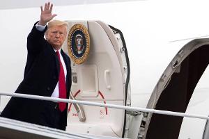 US-Präsident Donald Trump feiert sein blaues Auge