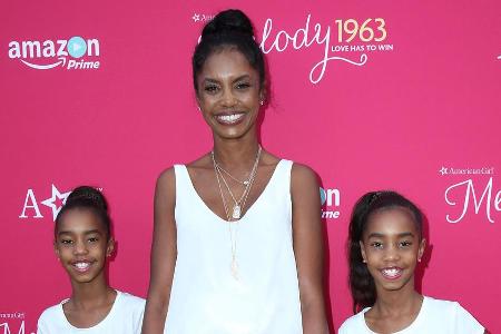 Kim Porter mit ihren Zwillings-Töchtern Jessie James und D'Lila Kim Porter mit ihren Zwillings-Töchtern Jessie James und D'Lila