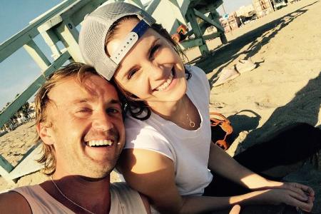 Magische Reunion: Emma Watson und Tom Felton am Strand Magische Reunion: Emma Watson und Tom Felton am Strand