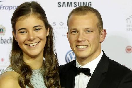 Fabian Hambüchen und Freundin Nina beim Deutschen Sportpresseball 2018 Fabian Hambüchen und Freundin Nina beim Deutschen Sportpresseball 2018