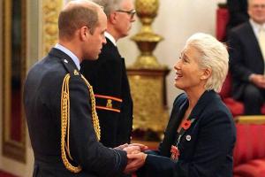 Emma Thompson: Damit bringt sie Prinz William in Verlegenheit