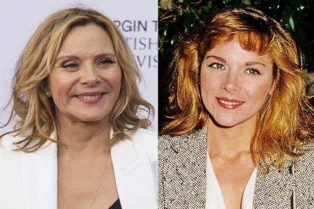 Kim Cattrall im Wandel der Zeit: Heute vs. 1984 (r.) Kim Cattrall im Wandel der Zeit: Heute vs. 1984 (r.)