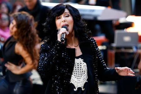 Cher bei einem Auftritt in New York City Cher bei einem Auftritt in New York City