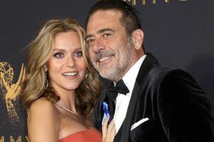 Jeffrey Dean Morgan mit seiner Frau Hilarie Burton