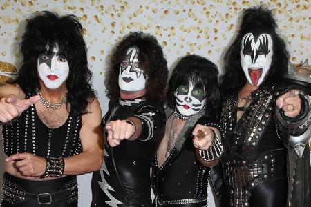 Hard-Rock-Band KISS in der US-Show Hard-Rock-Band KISS in der US-Show