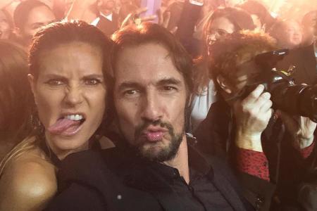 Heidi Klum und Thomas Hayo feiern bei einem Auftritt von Christina Aguilera Heidi Klum und Thomas Hayo feiern bei einem Auftritt von Christina Aguilera