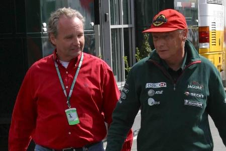Niki Lauda (r.) und sein Bruder Florian Niki Lauda (r.) und sein Bruder Florian