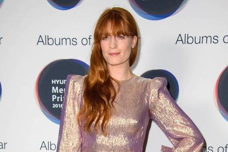 Sängerin Florence Welch bei der Preisverleihung in London Sängerin Florence Welch bei der Preisverleihung in London
