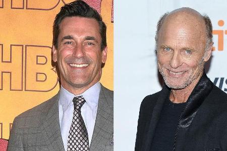 Jon Hamm (l.) und Ed Harris machen den Abflug