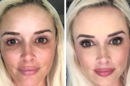 So einen großen Unterschied kann Make-up machen So einen großen Unterschied kann Make-up machen