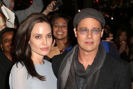 Ein Bild aus glücklicheren Tagen: Brad Pitt und Angelina Jolie 2015 in New York Ein Bild aus glücklicheren Tagen: Brad Pitt und Angelina Jolie 2015 in New York