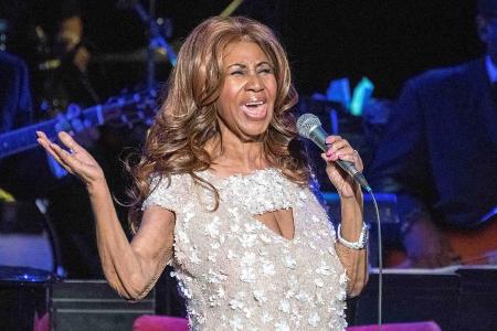 Aretha Franklin bei einem Auftritt aus dem Jahr 2017 Aretha Franklin bei einem Auftritt aus dem Jahr 2017
