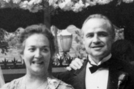 Morgana King an der Seite von Marlon Brando in Morgana King an der Seite von Marlon Brando in