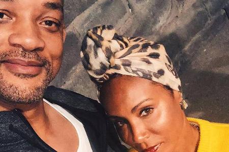 Will Smith und Jada Pinkett Smith lächeln für die Kamera Will Smith und Jada Pinkett Smith lächeln für die Kamera