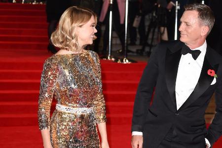 Léa Seydoux und Daniel Craig bei der Premiere von Léa Seydoux und Daniel Craig bei der Premiere von