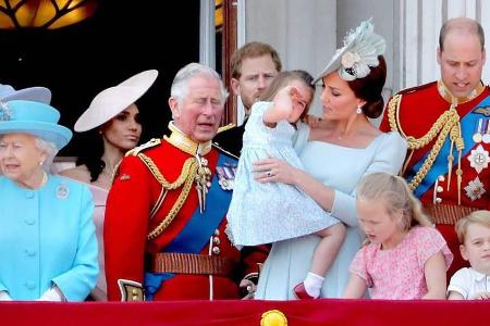 Die britische Königsfamilie feierte Anfang Juni 2018 Die britische Königsfamilie feierte Anfang Juni 2018