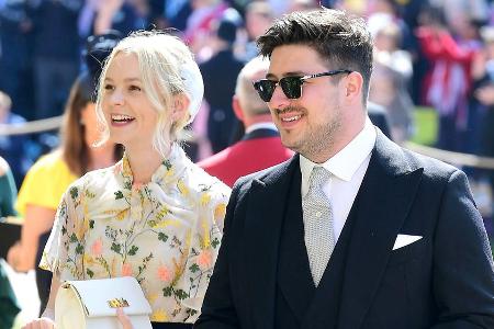 Schauspielerin Carey Mulligan und Musiker Marcus Mumford waren im Mai 2018 zu Gast bei der Hochzeit von Prinz Harry und sein... Schauspielerin Carey Mulligan und Musiker Marcus Mumford waren im Mai 2018 zu Gast bei der Hochzeit von Prinz Harry und sein...
