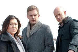 "Tatort: Todesspiel": Klara Blum (Eva Mattes), Kai Perlmann (Sebastian Bezzel) und Gerichtsmediziner Wehmut (Benjamin Morik)...