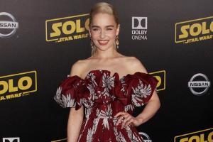 Emilia Clarke bei der Weltpremiere von "Solo: A Star Wars Story" in Hollywood