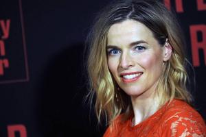 Thekla Reuten bei der Premiere von "Red Sparrow", in dem sie die Mitbewohnerin von Jennifer Lawrence spielte