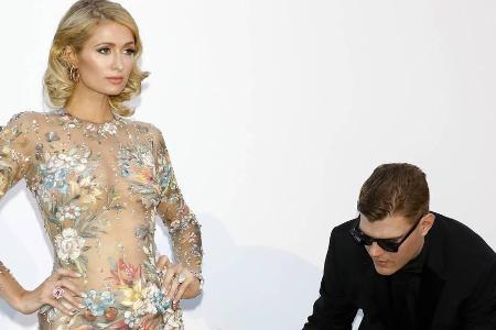 Paris Hilton und ihr Verlobter Chris Zylka bei der amfAR Gala 2018 in Cannes