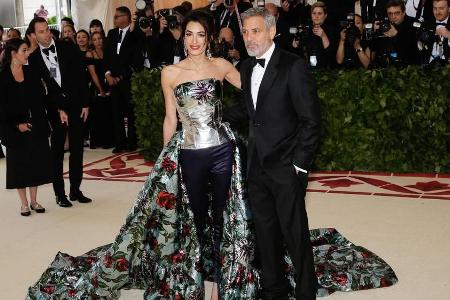 Das Ehepaar Clooney auf der Met Gala