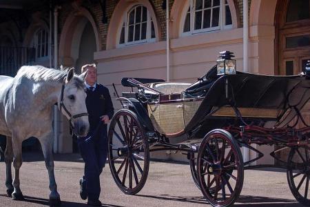 In dieser Kutsche werden Prinz Harry und Meghan Markle am 19. Mai zu sehen sein In dieser Kutsche werden Prinz Harry und Meghan Markle am 19. Mai zu sehen sein