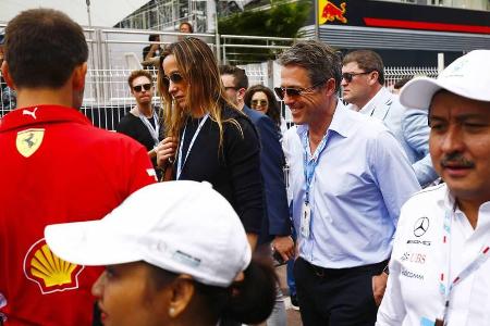 Anna Eberstein und Hugh Grant beim Formel-1-Rennen in Monte Carlo Anna Eberstein und Hugh Grant beim Formel-1-Rennen in Monte Carlo