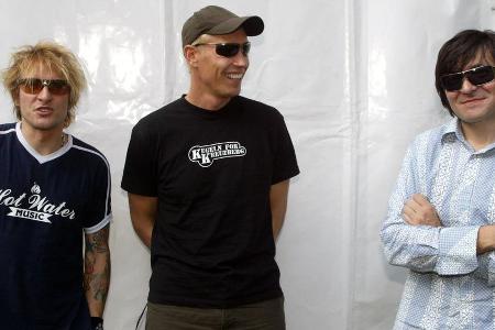 Die Ärzte vor einigen Jahren auf dem Sziget-Festival in Ungarn (v.l.): Bela B, Farin Urlaub und Rodrigo Gonzalez Die Ärzte vor einigen Jahren auf dem Sziget-Festival in Ungarn (v.l.): Bela B, Farin Urlaub und Rodrigo Gonzalez