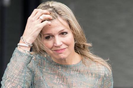 Königin Máxima der Niederlande bei ihrem ersten öffentlichen Auftritt nach dem Tod ihrer Schwester Königin Máxima der Niederlande bei ihrem ersten öffentlichen Auftritt nach dem Tod ihrer Schwester