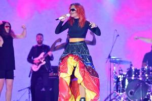 Auftritt in Schwarz-Rot-Gold: Ist Rita Ora etwa Deutschland-Fan?