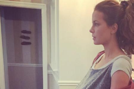 Rund und Prall posiert Kate Beckinsale nach dem Rund und Prall posiert Kate Beckinsale nach dem