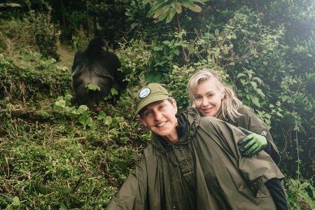 Ellen DeGeneres und Portia de Rossi auf großer Reise Ellen DeGeneres und Portia de Rossi auf großer Reise