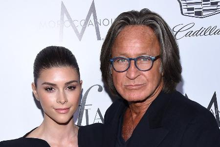 Der Geschäftsmann Mohamed Hadid mit seiner 33 Jahre jüngeren Ehefrau Shiva Safai Der Geschäftsmann Mohamed Hadid mit seiner 33 Jahre jüngeren Ehefrau Shiva Safai