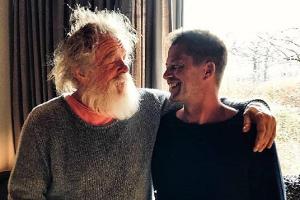 Erstes "Honig im Kopf"-Treffen von Til Schweiger und Nick Nolte