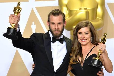 Nach der Verleihung gab es für Rachel Shenton und Chris Overton Burger Nach der Verleihung gab es für Rachel Shenton und Chris Overton Burger