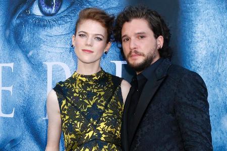 Rose Leslie und Kit Harington lernten sich am Set von Rose Leslie und Kit Harington lernten sich am Set von