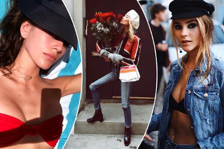 Nachwuchsmodel Kaia Gerber zeigt, wie cool die klassische Beanie aussehen kann - nur eine von vielen Mützen-Trends Nachwuchsmodel Kaia Gerber zeigt, wie cool die klassische Beanie aussehen kann - nur eine von vielen Mützen-Trends