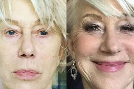 Schauspielerin Helen Mirren im Vorher-Nachher-Vergleich Schauspielerin Helen Mirren im Vorher-Nachher-Vergleich