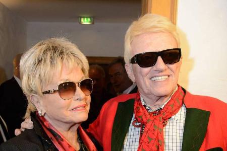 Heino mit seiner Frau Hannelore auf einer Veranstaltung Anfang 2018 Heino mit seiner Frau Hannelore auf einer Veranstaltung Anfang 2018