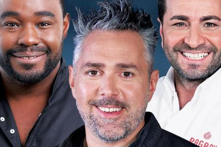Die Profi-Köche der neuen Staffel (v.l.): Nelson Müller, Roland Trettl und Ali Güngörmüs Die Profi-Köche der neuen Staffel (v.l.): Nelson Müller, Roland Trettl und Ali Güngörmüs