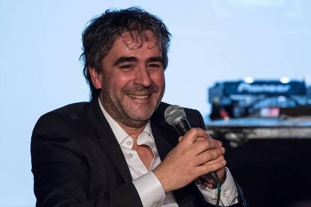 Deniz Yücel bei einer Lesung am Samstag in Berlin Deniz Yücel bei einer Lesung am Samstag in Berlin