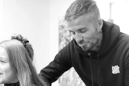 David Beckham will Harpers Haare nicht schneiden David Beckham will Harpers Haare nicht schneiden