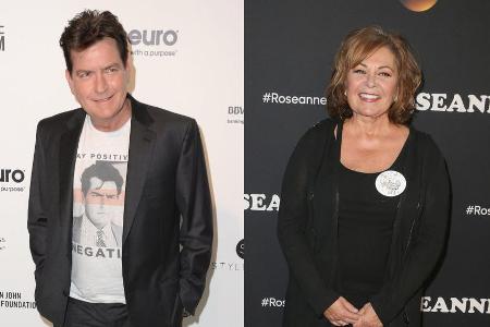 Charlie Sheen kann sich mit Roseanne Barr identifizieren Charlie Sheen kann sich mit Roseanne Barr identifizieren
